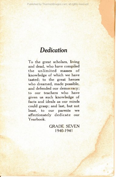 TES 1940-1941 7th Grade Yearbook 003