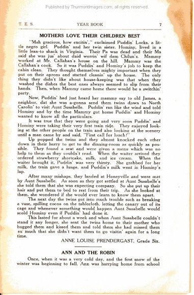 TES 1940-1941 7th Grade Yearbook 009