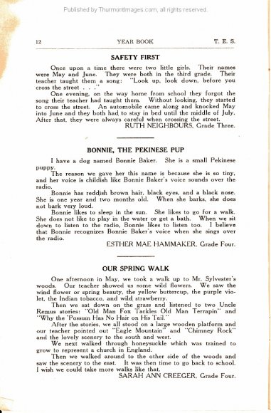 TES 1940-1941 7th Grade Yearbook 014