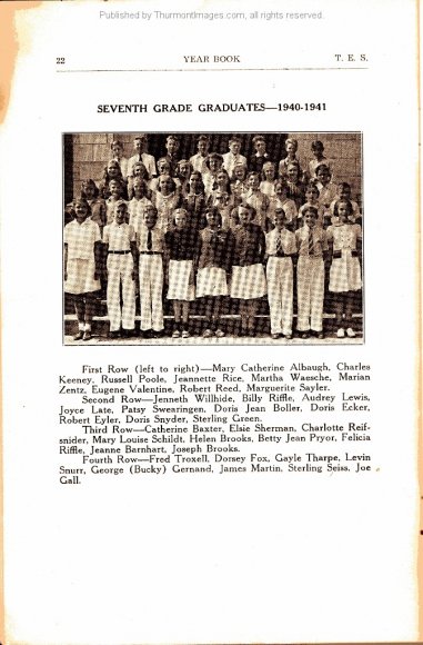 TES 1940-1941 7th Grade Yearbook 024