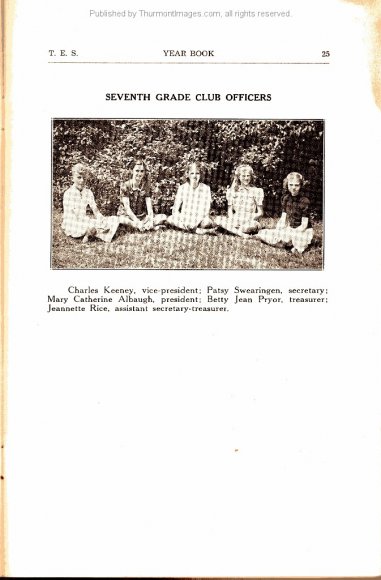 TES 1940-1941 7th Grade Yearbook 027