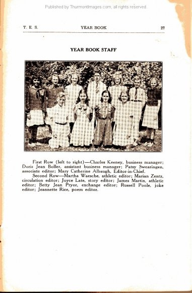 TES 1940-1941 7th Grade Yearbook 029