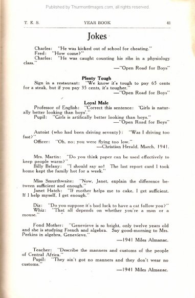 TES 1940-1941 7th Grade Yearbook 043