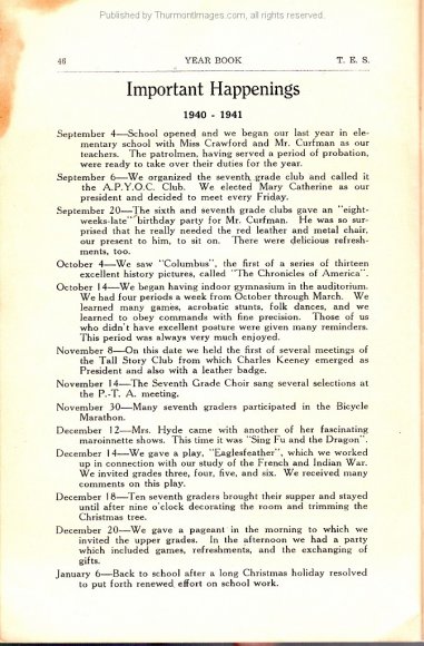 TES 1940-1941 7th Grade Yearbook 048