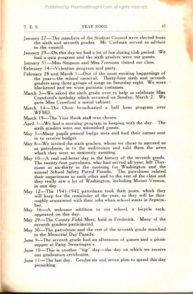TES 1940-1941 7th Grade Yearbook 049
