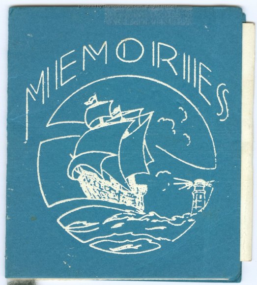 Thurmont High School 1954 Prom Booklet 001A LW