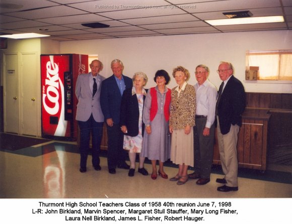 Thurmont High School Teachers Class of 1958