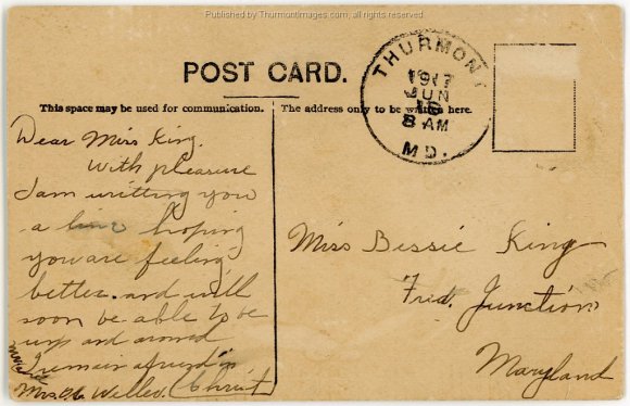 Chimney Rock RPPC 1917-06-16  JAK 001B