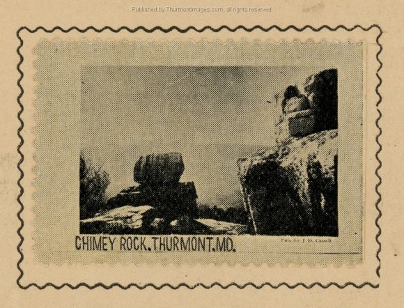 Chimney Rock RPPC 1917-06-16  JAK 001C