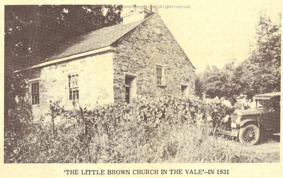 Eyler's Valley Chapel 1931