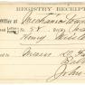 Post Office Receit 1881 001 JAK
